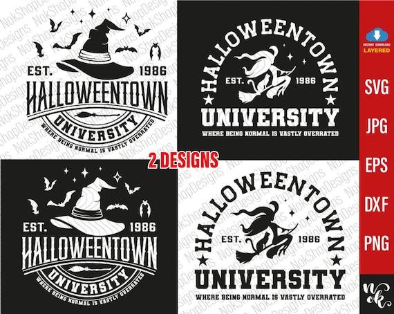 Halloweentown University SVG Halloween School Svg Halloween - Etsy