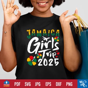 Jamaica Girls Trip svg, Jamaican Vacation 2025 svg, Love African American Proud Black History Month Reggae Music Lover Svg for Cricut