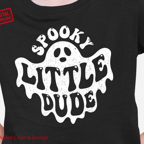 Spooky Little Dude SVG, Halloween Svg, Toddler Halloween png, Kids Fall Png, Boys Halloween T-Shirt, Svg Files For Cricut, Dxf Silhouette