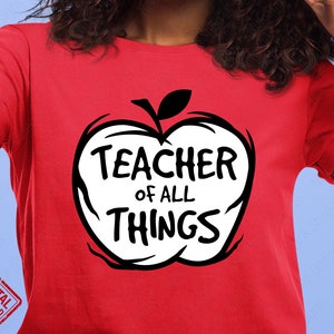 Lehrer aller Dinge svg, Teach is my Thing svg für Lehrer-Dinge svg, png Sublimation, svg-Dateien für Cricut und Silhouette Cameo.
