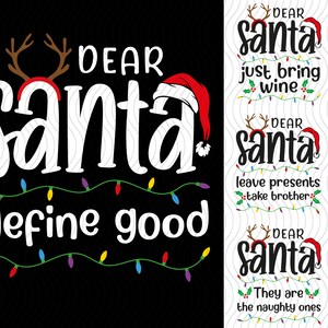 Beste kerstman bijpassende familie kerstshirts grappige svg-bestanden knippen voor de Cricut Cute Christmas Holiday Party Shirts gepersonaliseerde Xmas Tees