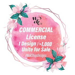 Commercial Use License: One Design, &gt;1000 Units