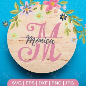 Split Monogram SVG, Split Monogram Svg Alphabet, Dripping Font Svg ...