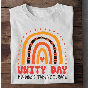 We Wear Orange Anti-Mobbing Sweatshirt - Unity Day Statement Gegen Mobbing