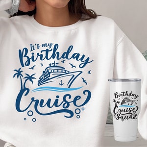Es ist meine Geburtstags-Kreuzfahrt svg, Birthday Cruise Squad svg png. Cruise Squad png, Sommer Familie Cruise Shirt zum Geburtstag, Schnittdatei und PDF Druck