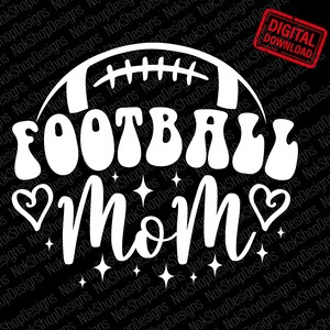 Fußball Mama SVG: Cricut & Silhouette Schnitt Dateien (Digitaler Download)