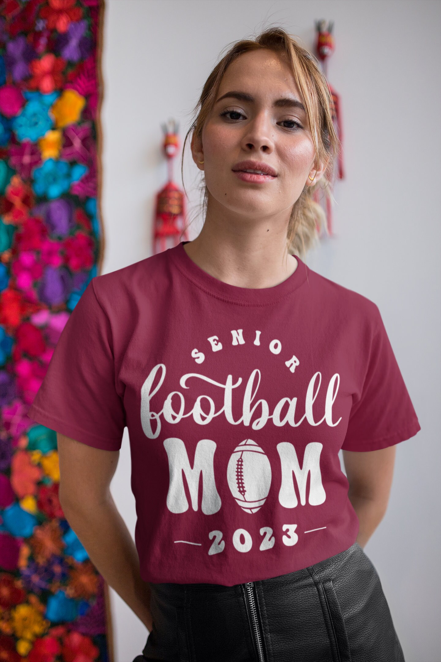 Senior Football Mom Svg Class of 2023 Svg Football Mom Shirt Etsy