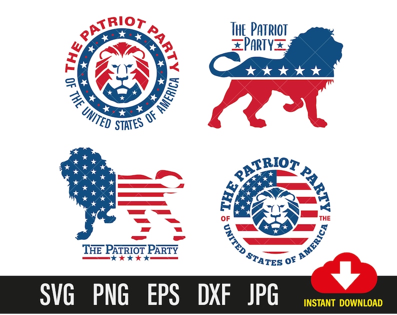 Free Free 90 Patriot Party Lion Svg SVG PNG EPS DXF File