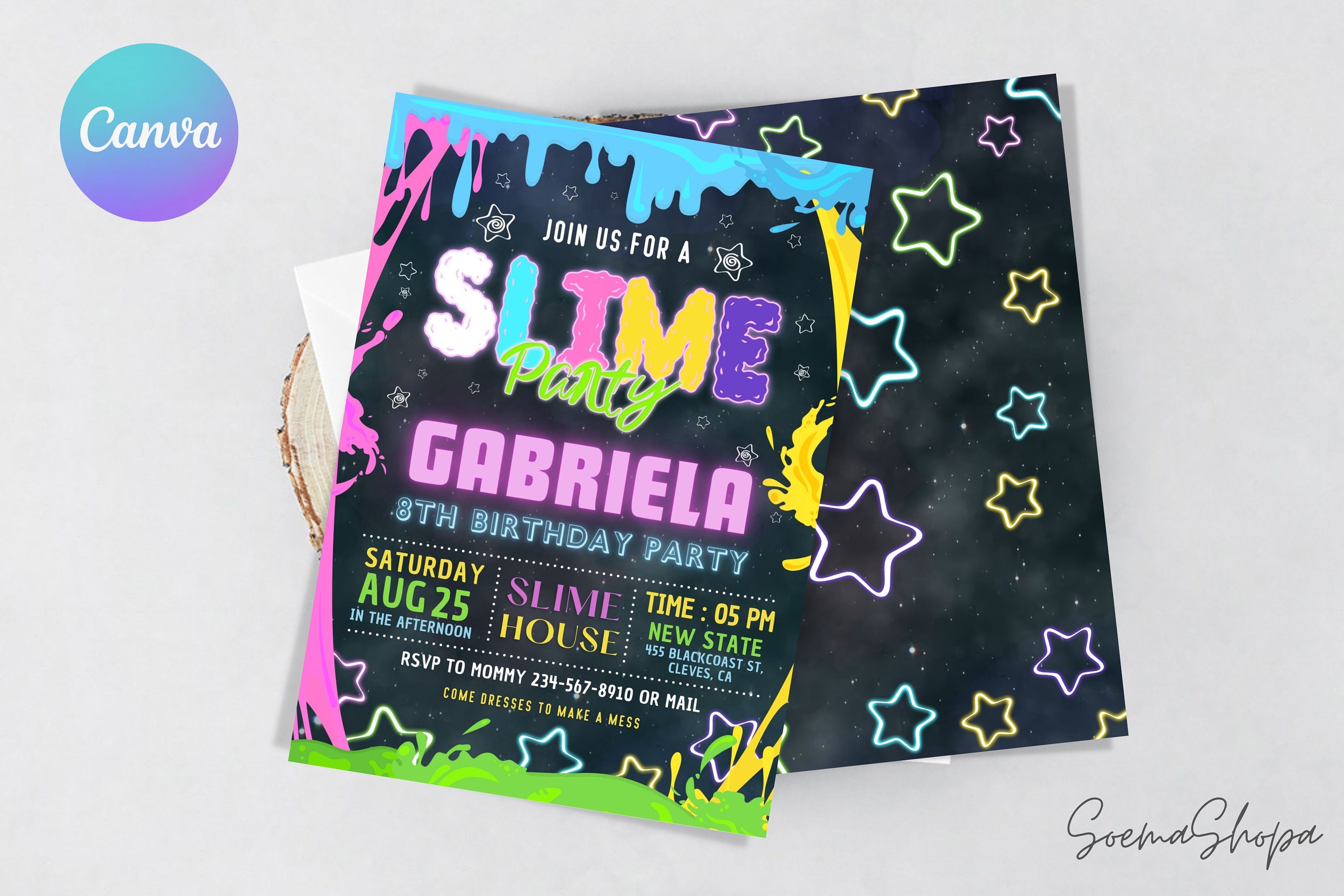 Slime Party Cups, Slime Birthday Party Favors, Slime Party Supplies, Slime  Birthday Party,disposable 