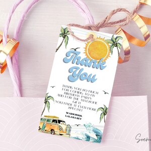 La invitación de cumpleaños de Big One, el cumpleaños de Big One Surf, las ideas de cumpleaños de Sea Wave, The Big One Evite, Canva editable, descarga instantánea