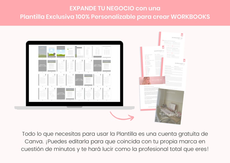 Plantillas Exclusivas Para WORKBOOKS En Canva Expandetunegocio - Etsy