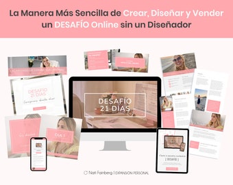 Plantillas Exclusivas para DESAFÍOS en Canva - Expande tu Negocio