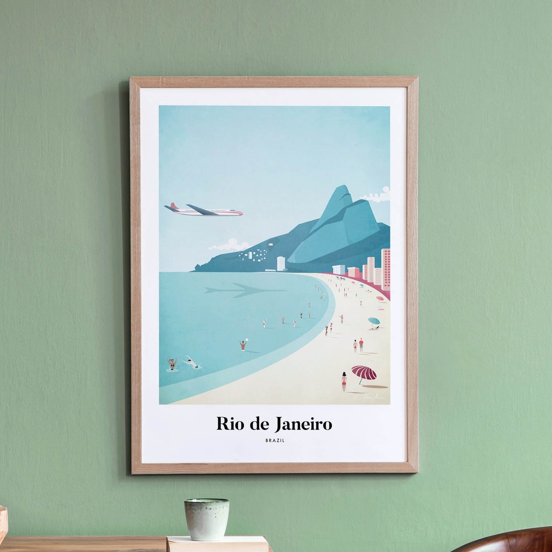 Posters De Rios Rio Print by Henry Rivers | Rio De Janeiro Wall Art | Rio Art Poster ...