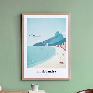 Rio Print by Henry Rivers | Rio de Janeiro Wall Art | Rio Art Poster