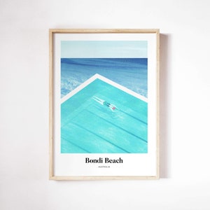 Bondi Icebergs Print by Henry Rivers | Bondi Icebergs Wall Art | Bondi Icebergs Art Poster