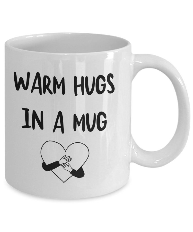 Love Mug Warm Hugs in a Mug Gift to Loved Ones Coffee Mug His or Her Etsy