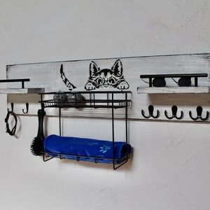 Cat toy storage, basket, cat accessories, gift for cat lovers