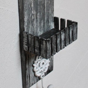 Estante de pared de madera 1 estante soporte de nota | Etsy