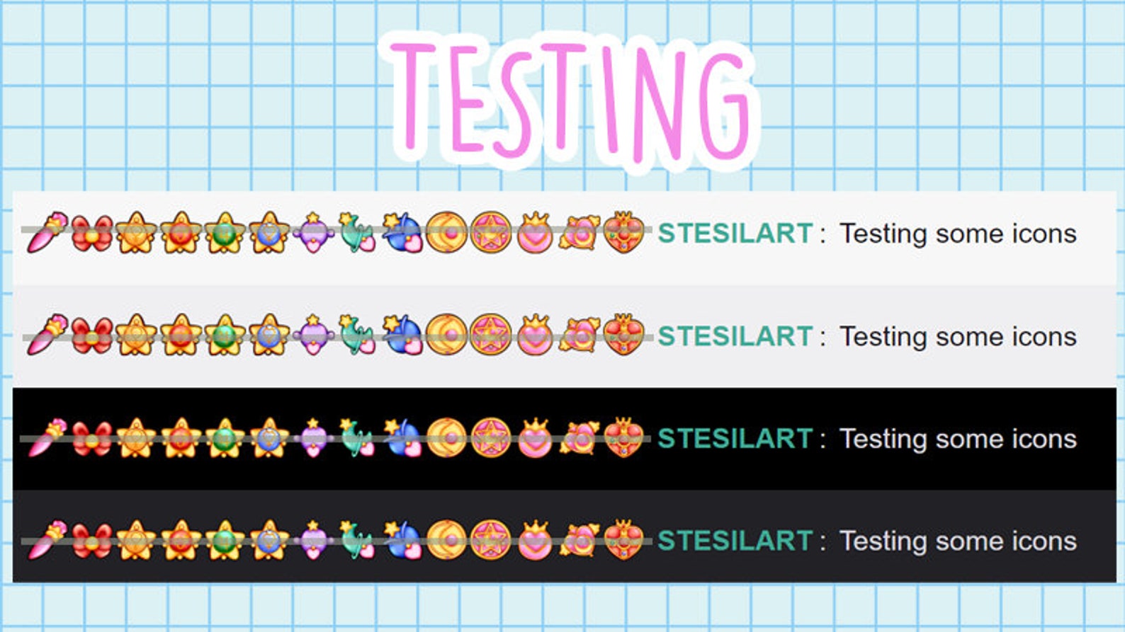 Twitch Sub Badges / Sailor Moon x 14 Badges or x 06 badges