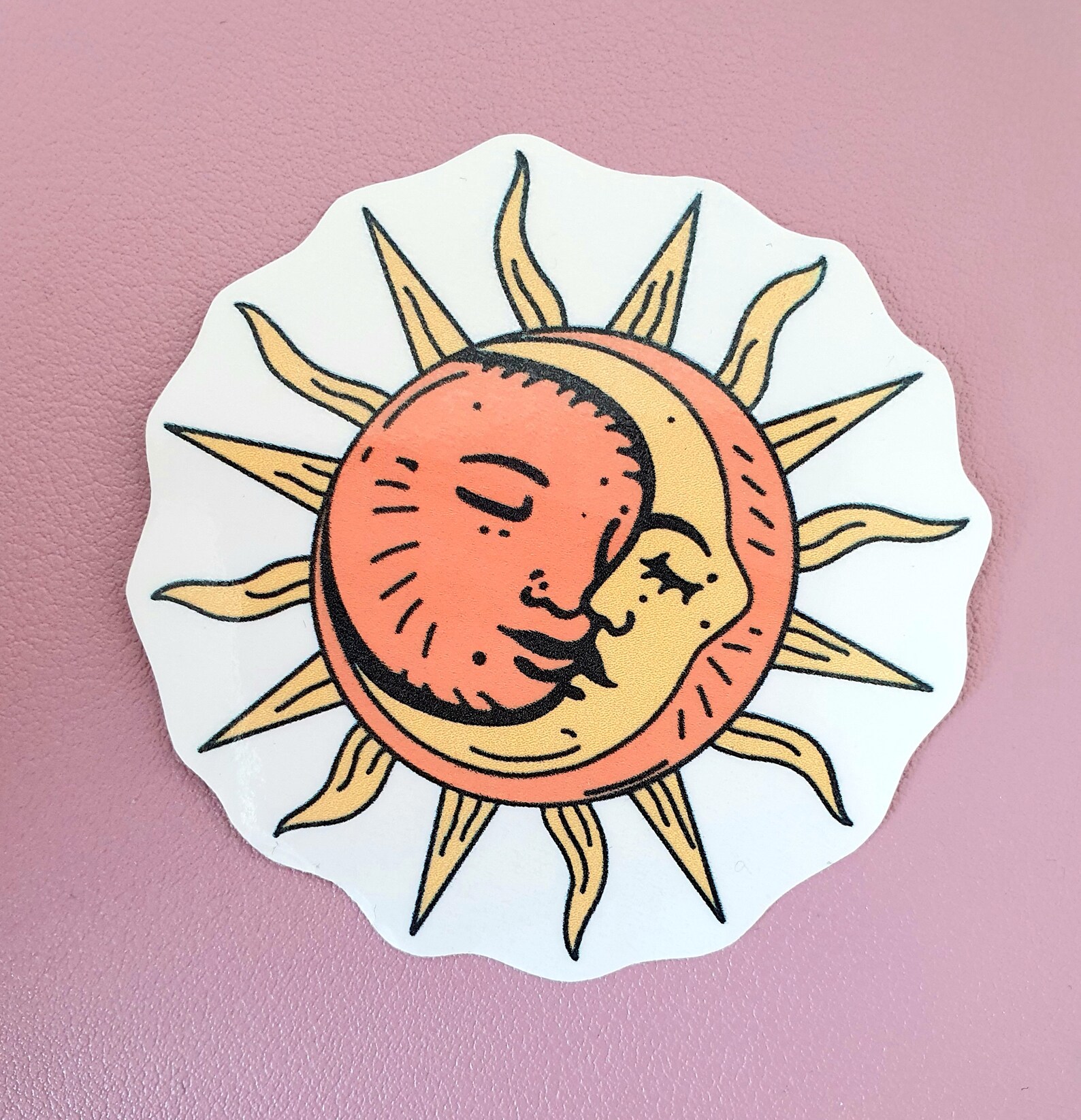 Sun Stickers: Stickers With Sun and Moon Motif | Etsy
