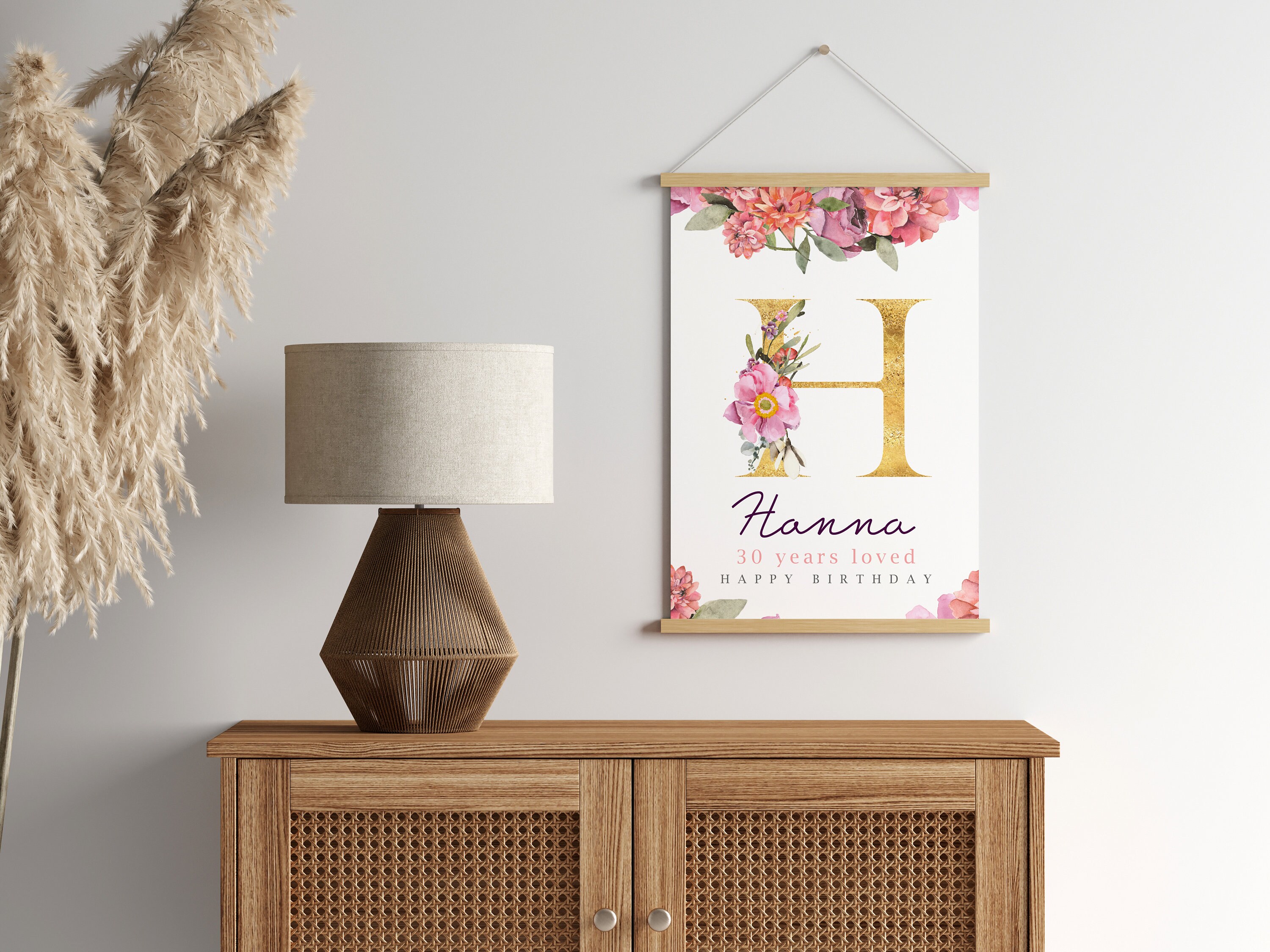 Personalized Name Initial &amp; Name Print, Name Printable, Custom Name ...