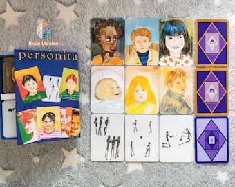 PERSONITA deck of metaphorical archetype associative cards, portrait deck, psychology tool, counseling, coaching cards, mother's Day