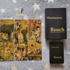 Carte associative metaforiche, mazzo Bosch, carte astratte, strumento di psicologia, carte terapeutiche, consulenza, carte di coaching