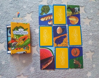 Quisine deck of metaphorical associative cards, psychology tool, therapy cards, eating disorder therapy, food disorder, healing cards