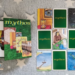 MYTHOS deck of metaphoric associative cards, psychology tool, therapy cards, counseling, art therapy, fairytale therapy