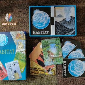 Baralho HABITAT, cartas associativas metafóricas, ferramenta de psicologia, cartas de terapia, transformação, terapia de arte, narrativa, terapia de contos de fadas