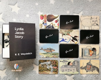 Metaphorical associative cards, Lydia Jaсob Story deck, psychology tool, therapy cards, transformation, storytelling