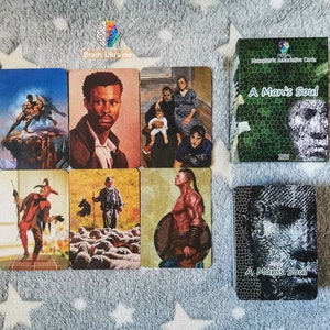 L'anima di un uomo, carte associative metaforiche, per lui, regalo di psicologia, mazzo di ritratti, archetipi, San Valentino, carte di coaching, per uomini