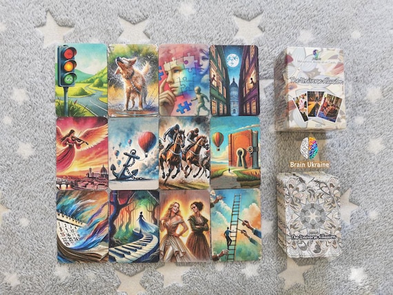 Metaphoric associative cards, The Universe Allusion, psychology gift, for her, therapy, coaching cards, contemplation, christmas gift