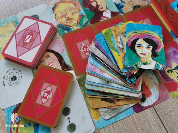 PERSONA deck of metaphorical archetype associative cards, portrait deck, psychology tool, therapy cards, counseling, coaching cards