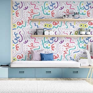Colorful Wallpaper - Fun Wallpaper - Kids Wallpaper - WIV 648