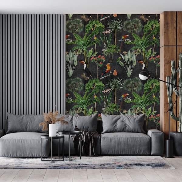 Jungle Wallpaper - Etsy