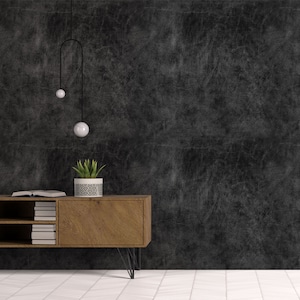 Black Leather Wallpaper - Vintage Textures Leather Wallpaper - Italian Leather Black - Vintage Leather - WIV 581