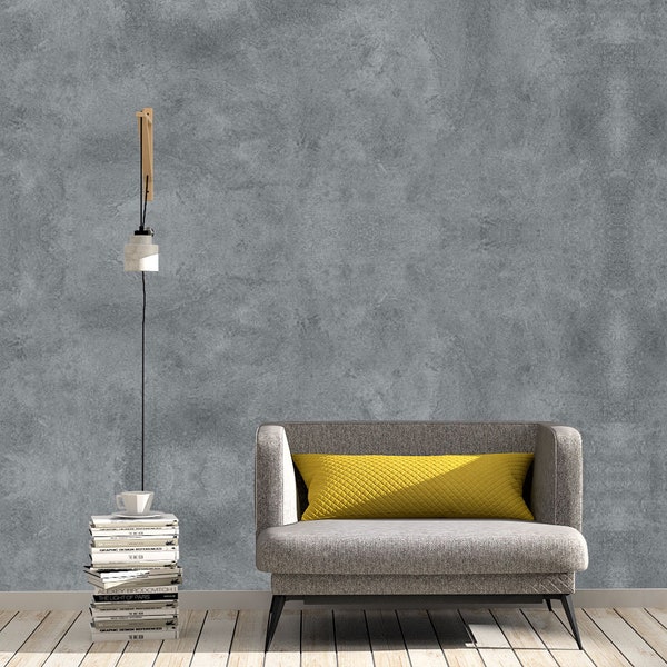 Rustic Concrete MEDIUM, Industrial Wall Mural, Removable Wallpaper, Cement Minimalist Wallpaper, Texture Gray Industrial Wall Decor WIV 292