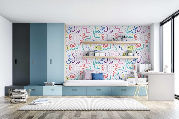 Colorful Wallpaper - Fun Wallpaper - Kids Wallpaper - WIV 648