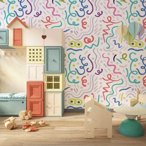 Colorful Wallpaper - Fun Wallpaper - Kids Wallpaper - WIV 648 image 9