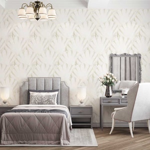 Sea Shells Wallpaper - Coastal Wallpaper - Beachy Wallpaper - Earthy Wallpaper - Ivory White Sand Wallpaper - WIV 523
