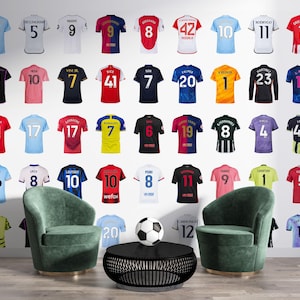 Soccer Wallpaper Mural, Sporty Wallpaper, Sports Wallpaper, Messi Fan, 2025 UPDATED, Soccer Decor Wallpaper, Hype Room  WIV 953