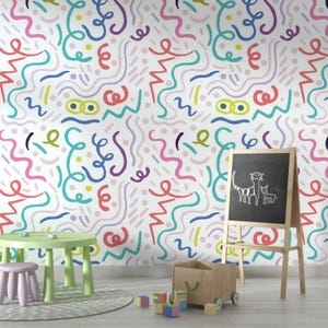 Colorful Wallpaper - Fun Wallpaper - Kids Wallpaper - WIV 648 image 2