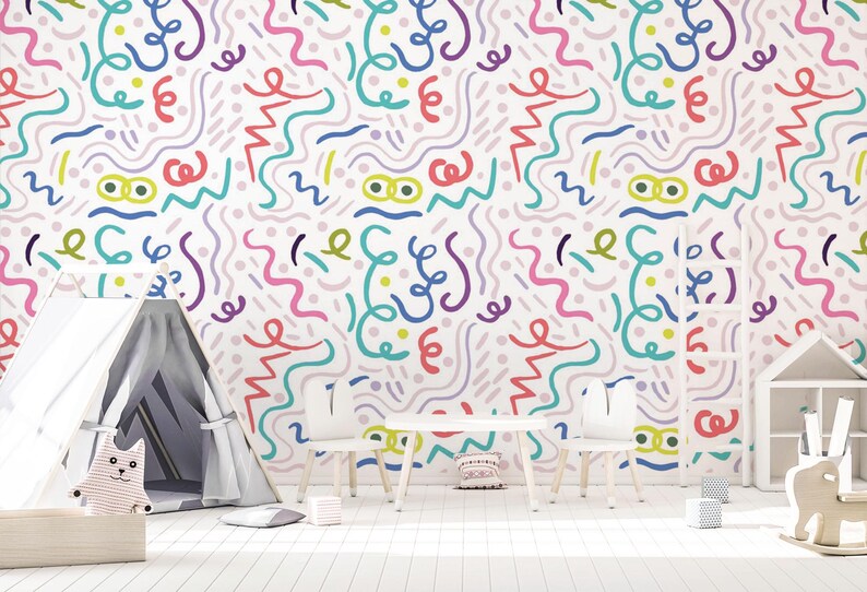 Colorful Wallpaper - Fun Wallpaper - Kids Wallpaper - WIV 648 image 3