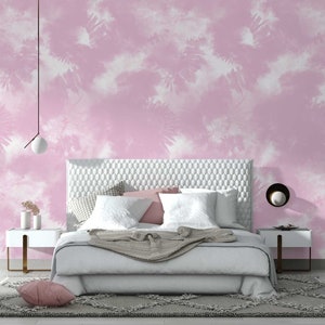 Ombré Wallpaper Pink - Watercolor Wally - Tie Dye Wallpaper - Kids Wallpaper - Teen Wallpaper - Tie Dye Pink - WIV 479