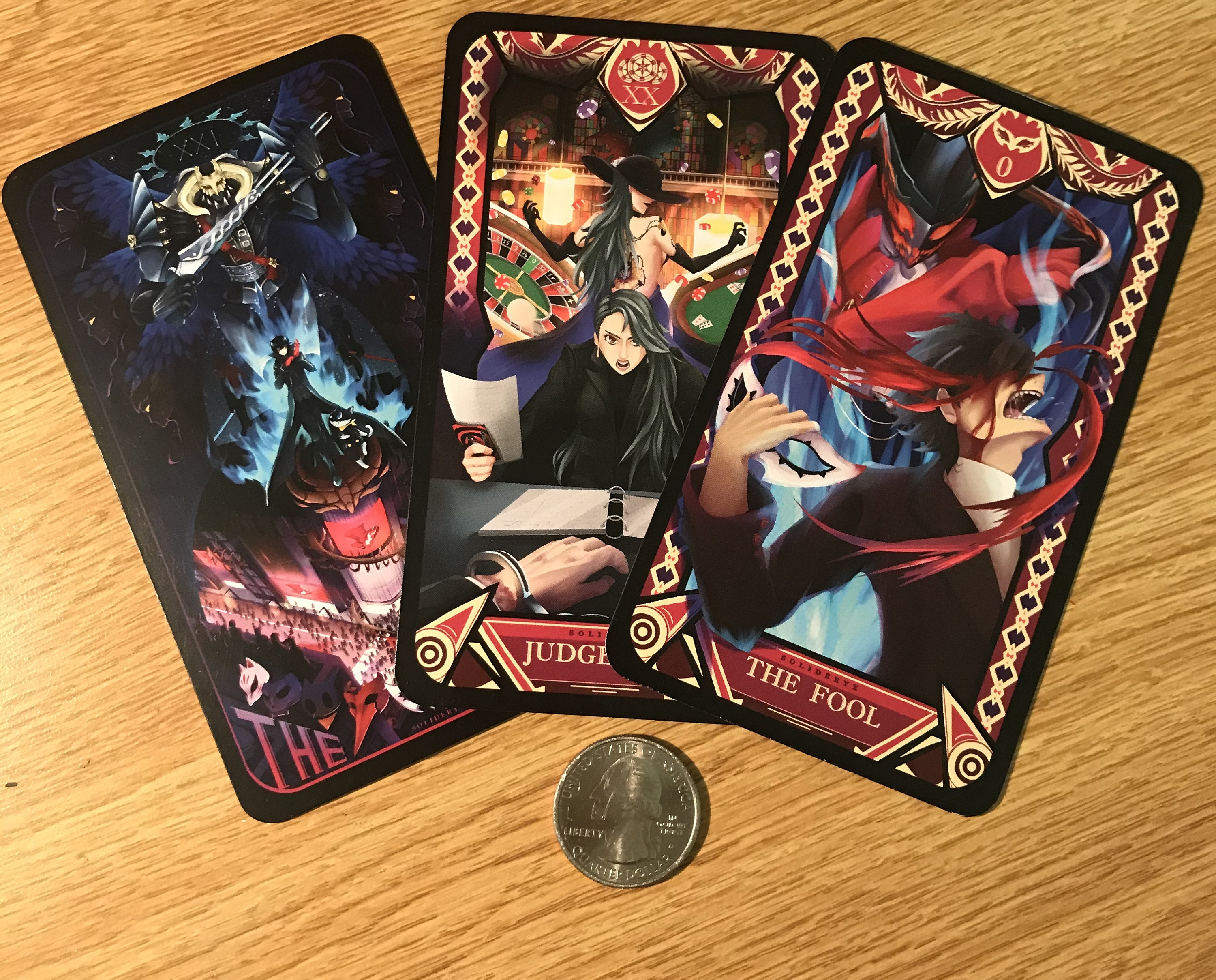 Persona 5 Custom Tarot Cards Etsy
