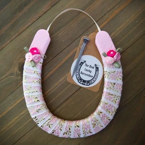 Real Lucky Horseshoe, Handcrafted, Ready to Hang, Unique Housewarming, Wedding Gift, Good Luck Charm, Repurposed Decorated Horseshoe