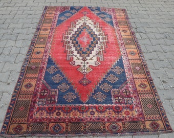 Vintage Area Rug Handmade Rug Decorative Rug Area Oushak Rug 2.6 x 1.8 ft Vintage Rug Purple Rug Boho Rug Oushak Rug Antique Rug