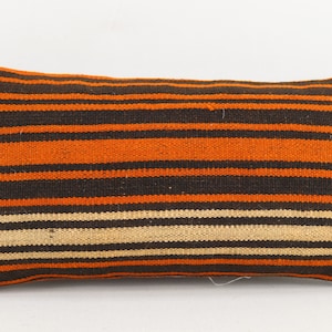 home decor kilim pillow cover bohemian decor pillow lumbar pillow 10x20 handmade wool pillow decorative pillow turkish pillow cover no 1839