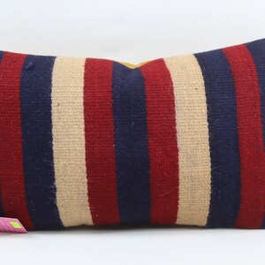 sofa lumbar kilim pillow cover turkish pillow home decor pillow decorative kilim pillow natural pillow 12x20 inches pillow cover no 2069